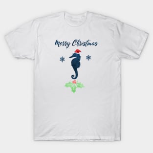 Christmas Seahorse T-Shirt